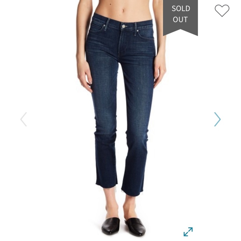 MOTHER Rascal Ankle Snippet Fray Jeans